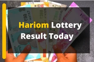 Hariom Lottery result today